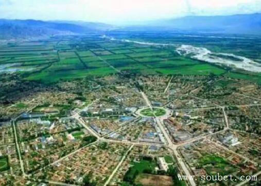 全中國風(fēng)水最好的地方,八卦城特克斯縣