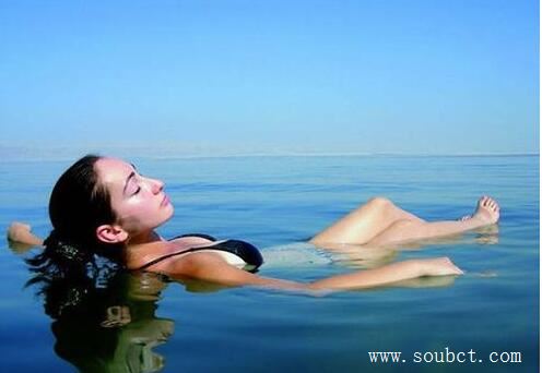 世界最咸的湖,湖水含鹽濃度達到400‰