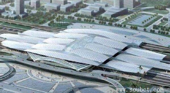 亞洲最大火車站，廣州新站相當(dāng)于30個(gè)天安門廣場