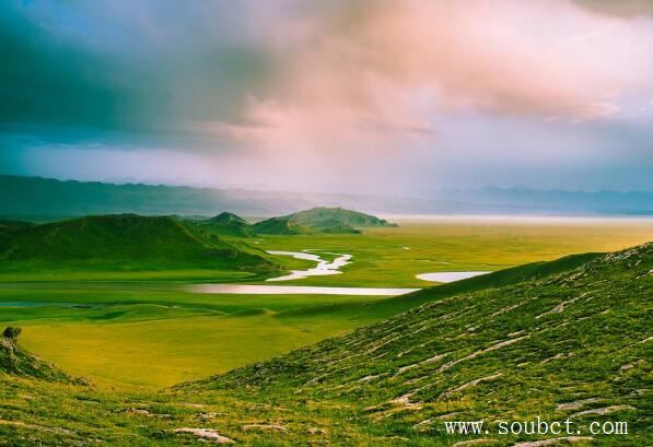 中國最大的草原呼倫貝爾，總面積10萬平方千米