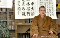 中國最帥的和尚釋明心,大耳垂佛相十足