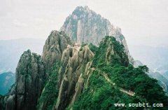 安徽最高的山,黃山蓮花峰海拔1864.8米