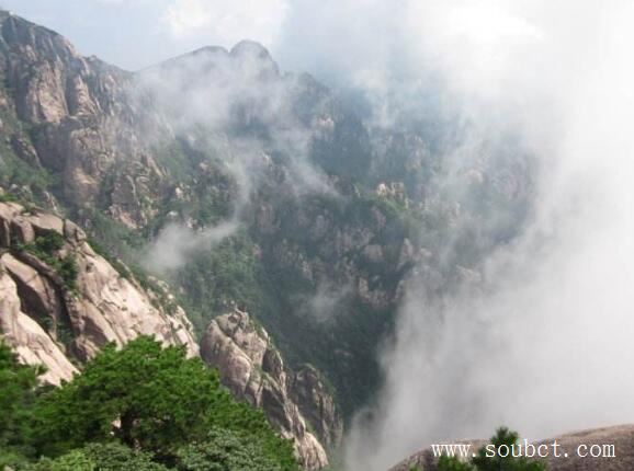 安徽最高的山,黃山蓮花峰海拔1864.8米