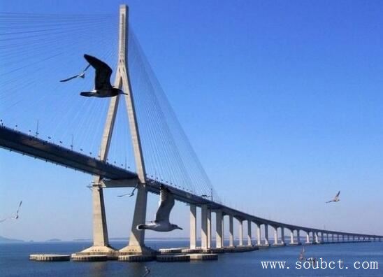 世界最長的十座跨海大橋:港珠澳大橋全長55公里