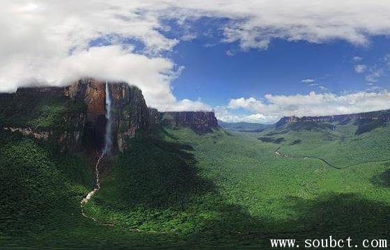 世界上最高的瀑布，安赫爾瀑布落差高達979米