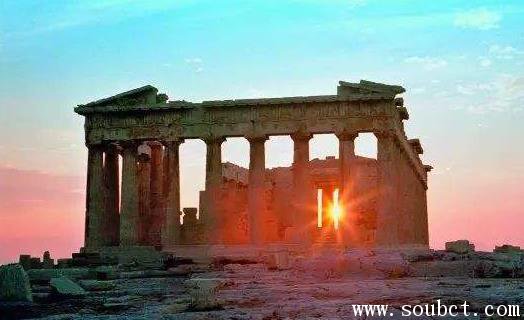 雅典衛城帕特農神廟，世界最古老的遺跡
