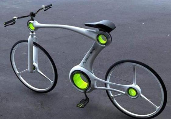 世界上最輕的自行車，2.4斤的空氣自行車