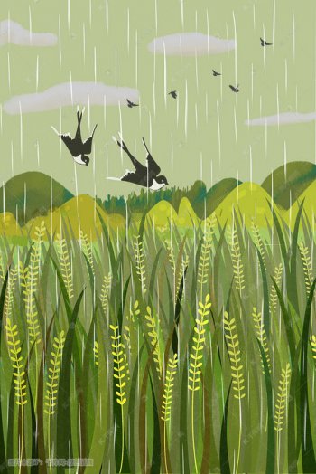 下雨天燕子為什么低飛