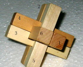 六根孔明鎖怎么拼