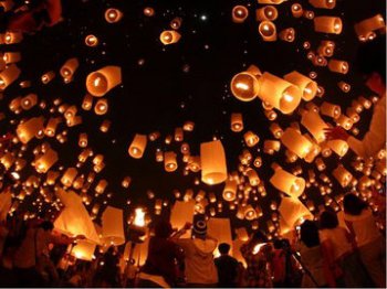 萬人放孔明燈在哪