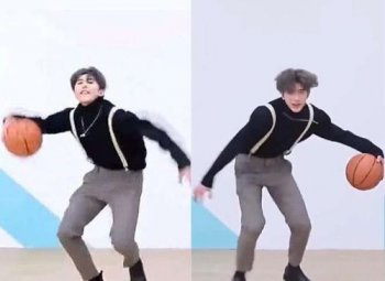 蔡徐坤打籃球什么梗