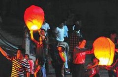 孔明燈落家里好嗎