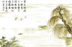 詠柳中的綠絲絳是什么意思