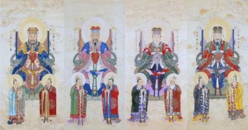 一尊二祖三清四御五老分別指,三清指的是上清靈寶天尊