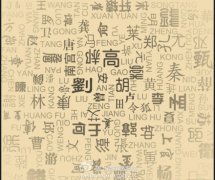 中國(guó)最長(zhǎng)的姓氏26個(gè)字，爨邯汕寺武穆云籍鞲(其實(shí)不存在)