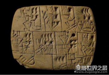世界上最古老的文字盤點,楔形文字誕生于公元前3400年