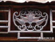 古代建筑上雕刻蝙蝠的寓意,象征著幸福綿長