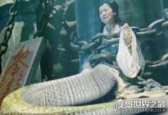 女媧真身嚇人圖片，《山海經》記錄了女媧人首蛇身的形象