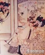 宋朝春畫熙陵幸小周后圖欣賞，宋朝春畫《熙陵幸小周后圖》