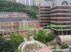 港大莊月明樓俯視圖，該樓由李嘉誠為亡妻莊明月所建