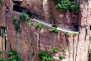 掛壁公路在哪個省，位于河南輝縣沙窯鄉郭亮村