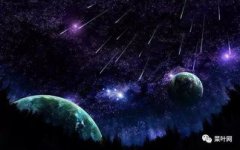 流星的形成過程，由于彗星的破碎而形成的