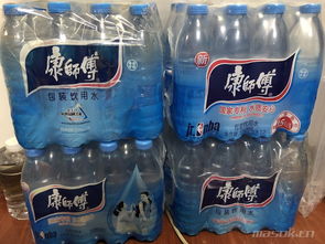 一瓶礦泉水多少毫升，一般容量為550毫升