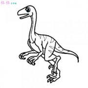 大霸王龍怎么畫， 畫一條淺弧線這將是我們恐龍的背面