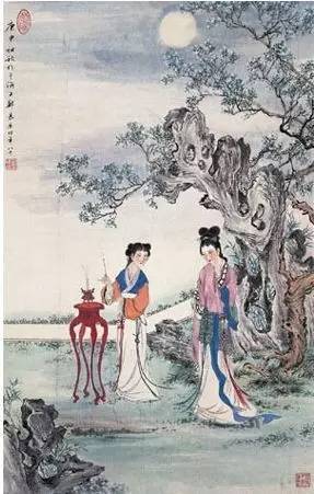 關于中秋的古詩詞，滿月飛明鏡歸心折大刀