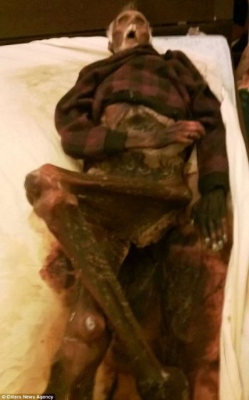 關羽出土后的死尸照片,是假的因為沒有一家大媒體做了報道