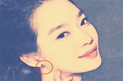 右臉頰有痣的女人面相，女人右臉腮邊有痣圖解