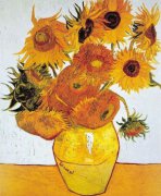 向日葵誰畫的，是凡·高畫的名畫