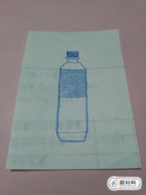 如何畫礦泉水瓶子簡筆畫，幼兒園礦泉水瓶子繪畫