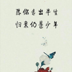 歸來仍是少年的上一句是什么,愿君歸來仍少年下一句