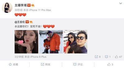 王岳倫表白李湘王詩齡,李湘談王詩齡