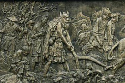 蚩尤復原圖，古代的蚩尤長什么樣子