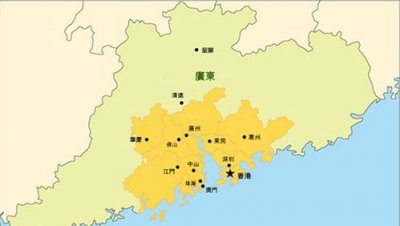 珠三角是指哪幾個城市,廣州、中山、江門等九個城市