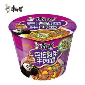 康師傅老壇酸菜牛肉面為什么下架，用了不合格土坑酸菜