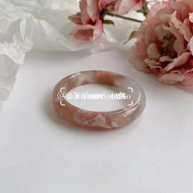 櫻花瑪瑙手鐲是純天然的嗎,為什么都有紋