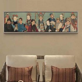 同光名伶十三絕是誰繪制的，沈容圃繪制于清光緒年間