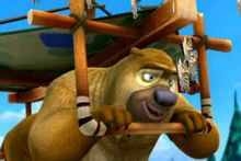 熊二變成僵尸了嗎，只是一款游戲中設計的場景